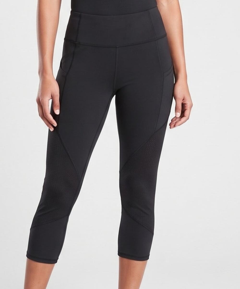 Athleta Medium Petite MP Black Leggings